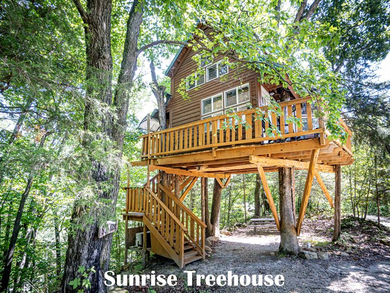 The Cottage Treehouses B&B : Hermann : Gasconade County : Missouri