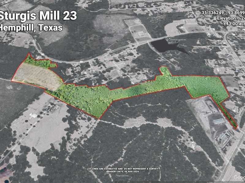 Sturgis Mill T-23 : Hemphill : Sabine County : Texas