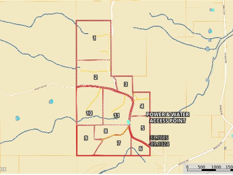 213 Acres in Webster County in Mant : Mantee : Webster County : Mississippi