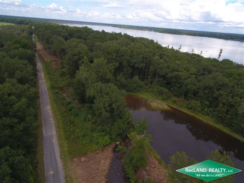 34 Ac Waterfront Tract for Home : Wisner : Franklin Parish : Louisiana