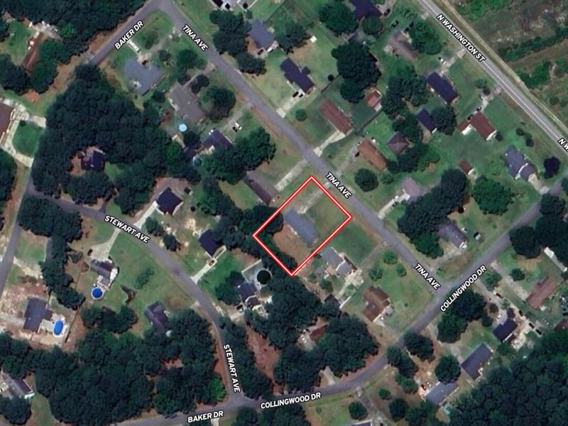 Updated,.51 Acres of Residential : Pikeville : Wayne County : North Carolina