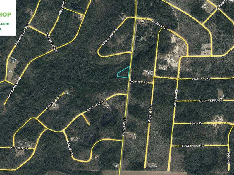 Privacy on This 1.5+ Acre Lot : Alford : Jackson County : Florida