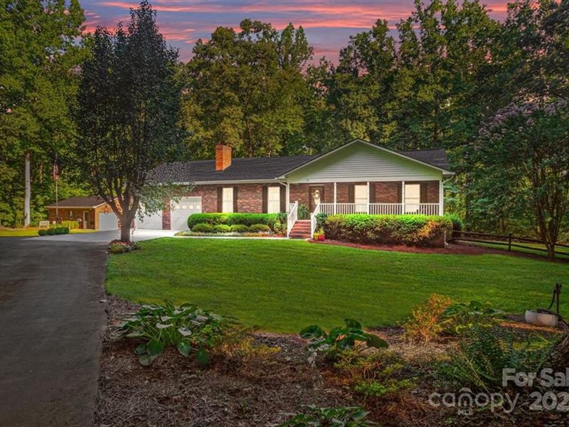 3Bd/2Ba Home & 5.70Ac, 355 Davies : Cleveland : Rowan County : North Carolina