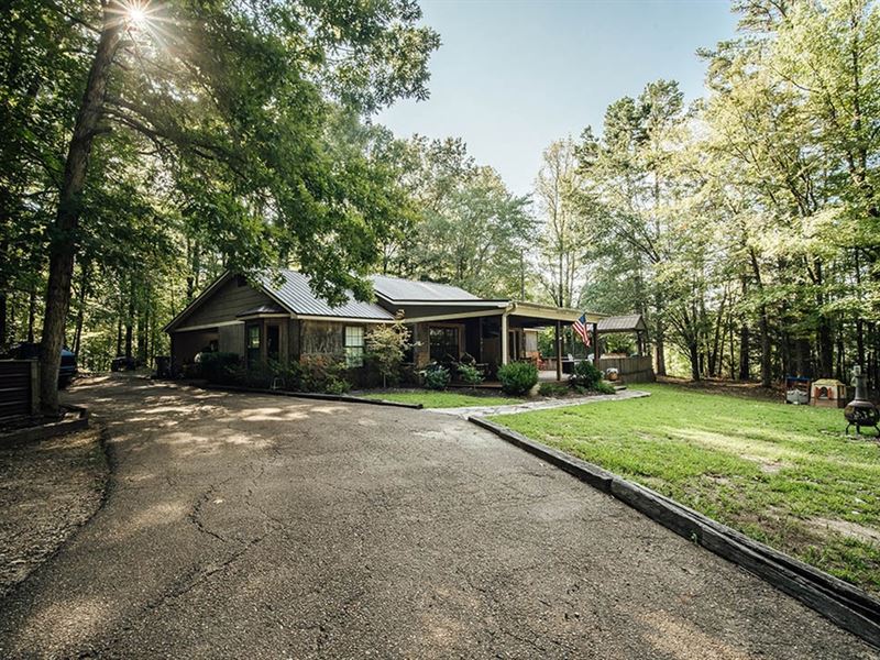 46 Acres with A Home in Lafayette : Paris : Lafayette County : Mississippi