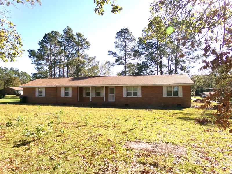 Country Home Close To Town : Swainsboro : Emanuel County : Georgia