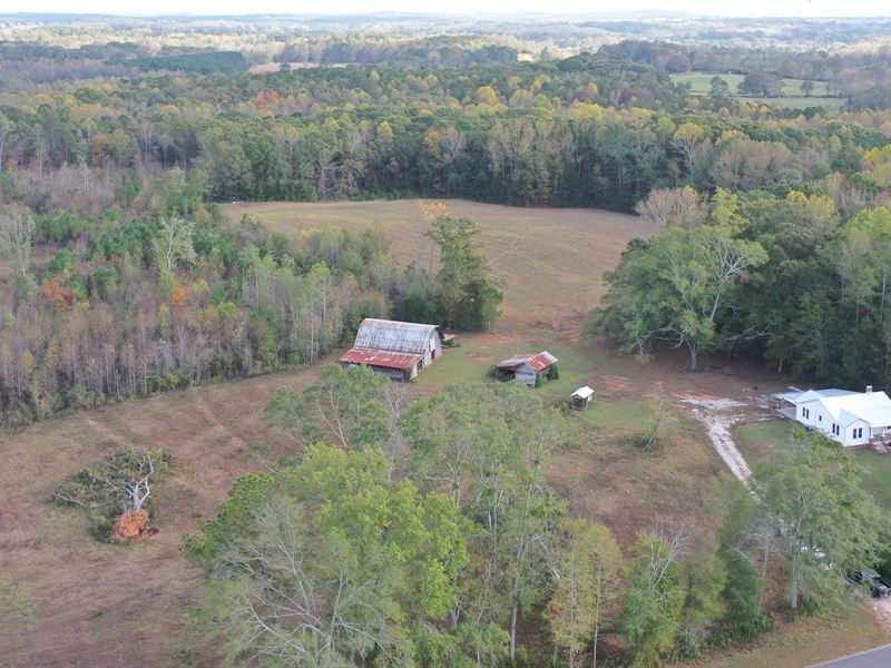 40 Ac, Home Clay Co AL : Lineville : Clay County : Alabama