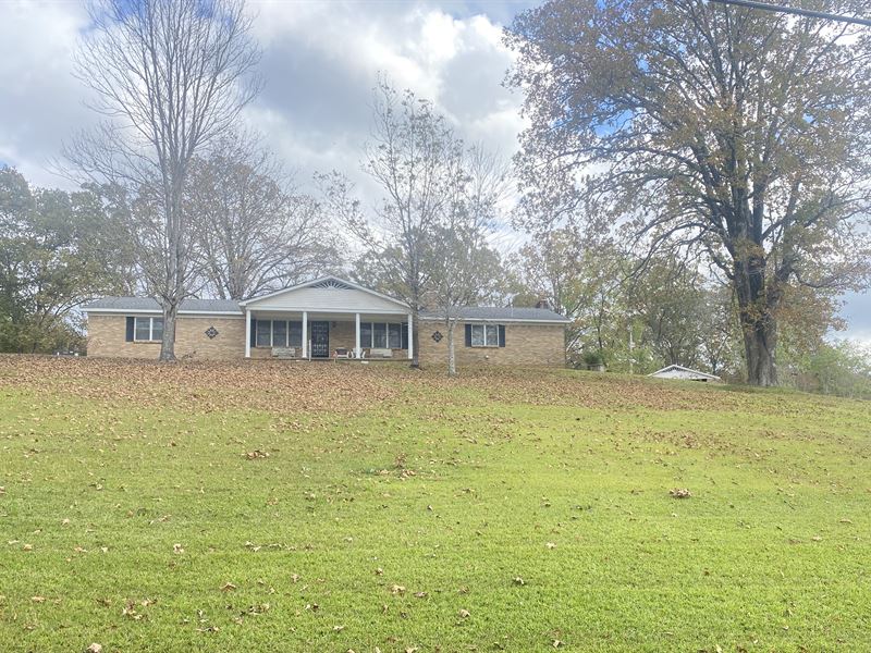 Home with Pond in Selmer, TN : Selmer : McNairy County : Tennessee