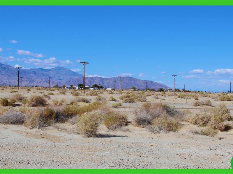 .25 Acre Close to Salton Sea : Salton City : Imperial County : California