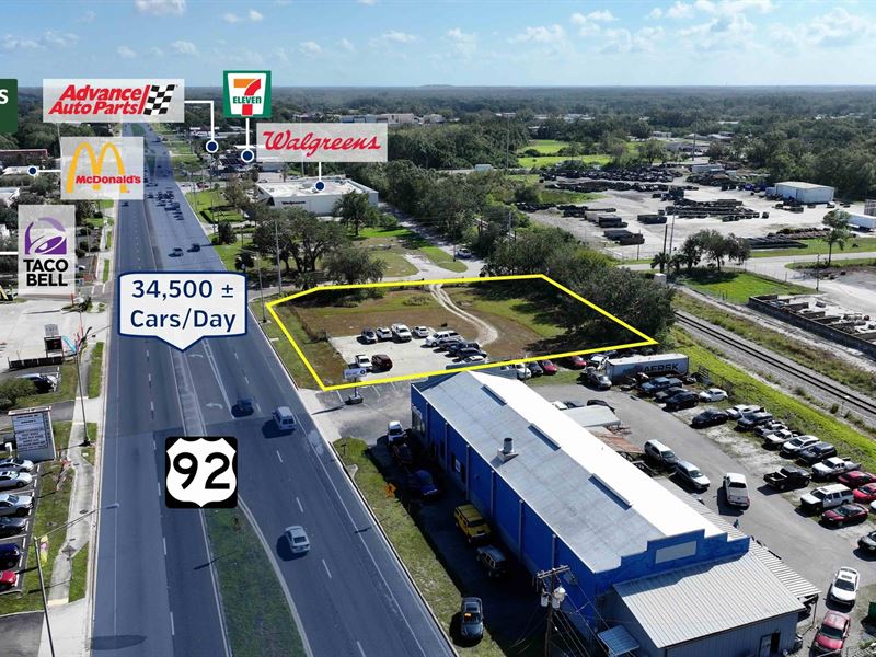 Prime Vacant Land Memorial Blvd : Lakeland : Polk County : Florida