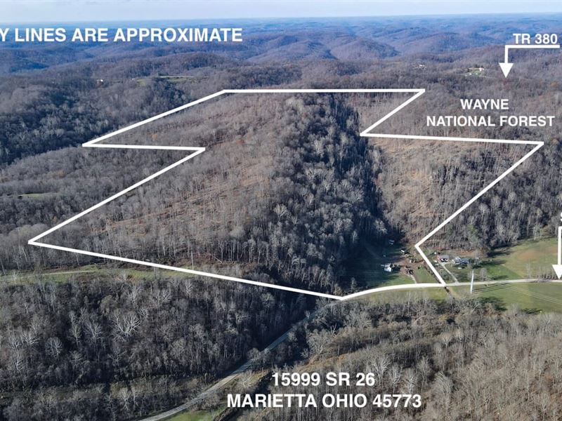 SR 26, 160 Acres, Washington Coun : Marietta : Washington County : Ohio