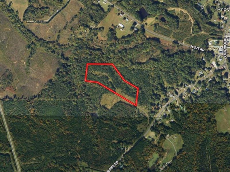 10.28-Acre Exclusive Homesite Lot : Providence : Caswell County : North Carolina