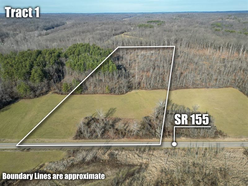 SR 155 Tract 1, 15 Acres, Perry : Corning : Perry County : Ohio