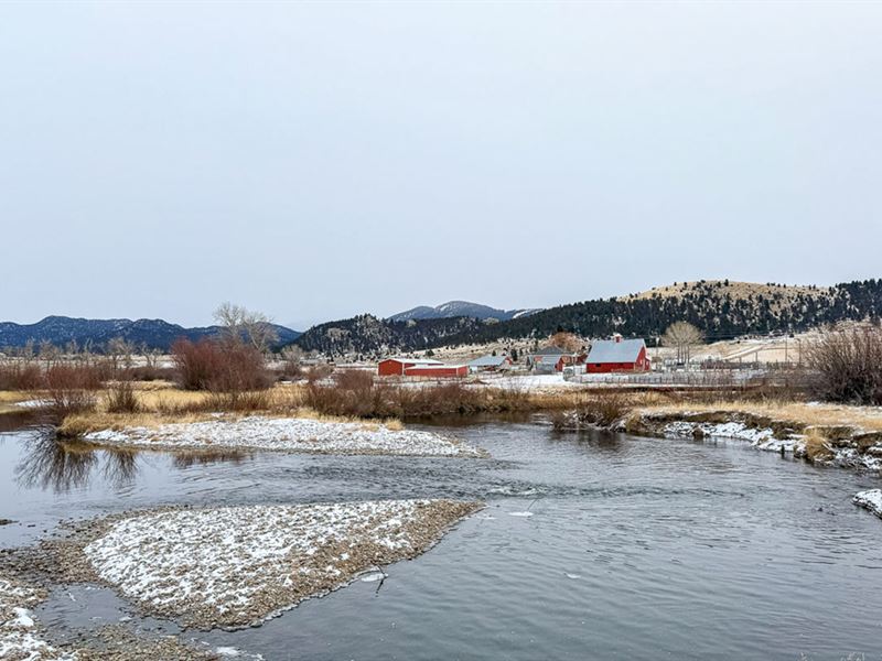 Heide Ranch on North Boulder River : Boulder : Jefferson County : Montana