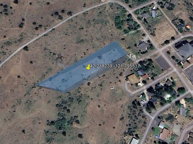 Buildable Land with Power Nearby : Klamath Falls : Klamath County : Oregon