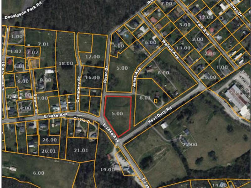 Residential Lot, 1.64 /- Ac : Celina : Clay County : Tennessee