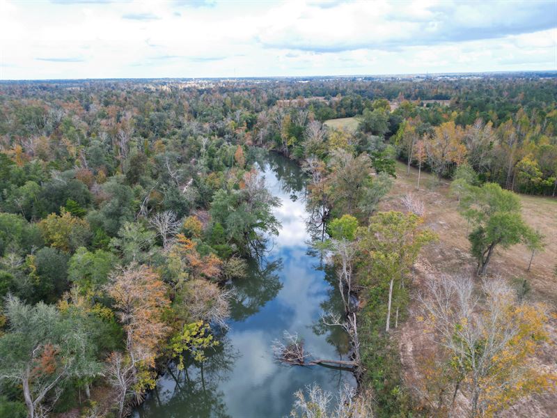 111 Acres with 3,200 Feet of River : Marianna : Jackson County : Florida