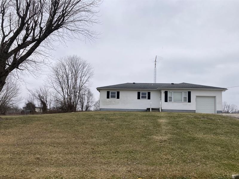 Country Starter Home on 1 Acre : Leavenworth : Crawford County : Indiana