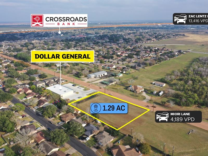 1.3 Acre Parcel, Dollar General Adj : Victoria : Victoria County : Texas