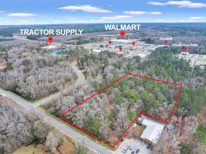 6.4 Acre Development Opportunity : Jesup : Wayne County : Georgia