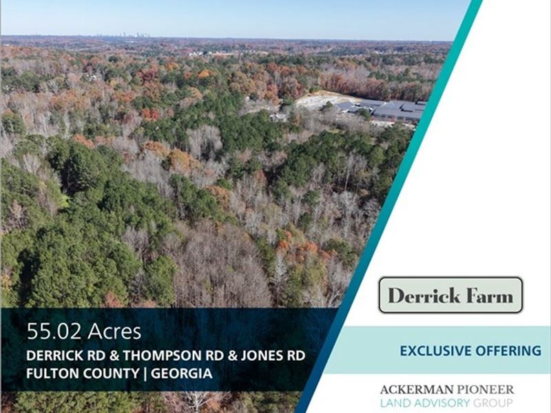 55.02 Acres, Derrick Farm : Atlanta : Fulton County : Georgia