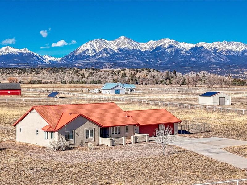 Beautiful Home on 4.99 Acres : Salida : Chaffee County : Colorado