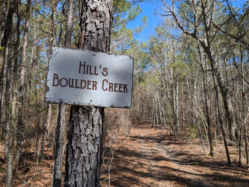 Hill's Boulder Creek 84 Acres : Eclectic : Elmore County : Alabama