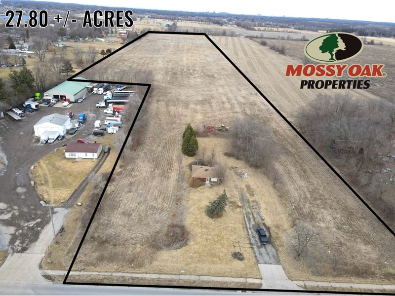 27.80 R2 Zoning / Land for Sale : Portage : Porter County : Indiana