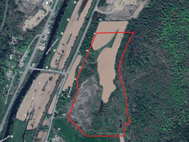 Gravel Mining Site : Norwich : Chenango County : New York