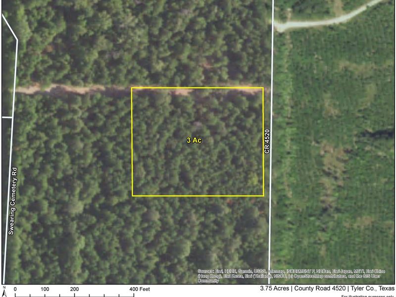 3.75 Acres, County Road 4520 : Warren : Tyler County : Texas