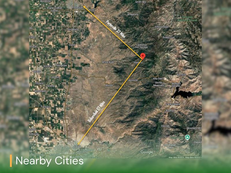 Tranquil 1.32 Acre Lot in Posey, CA : Posey : Tulare County : California